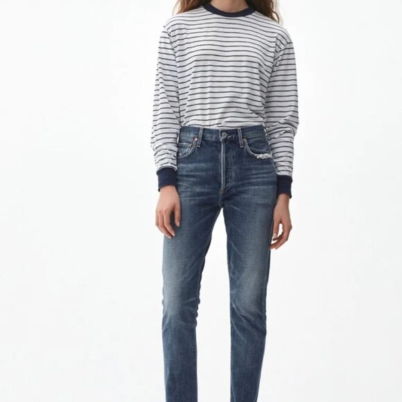 Citizens of Humanity Lyia High Rise Classic Fit Crop Size 24 - Picture 1 of 5